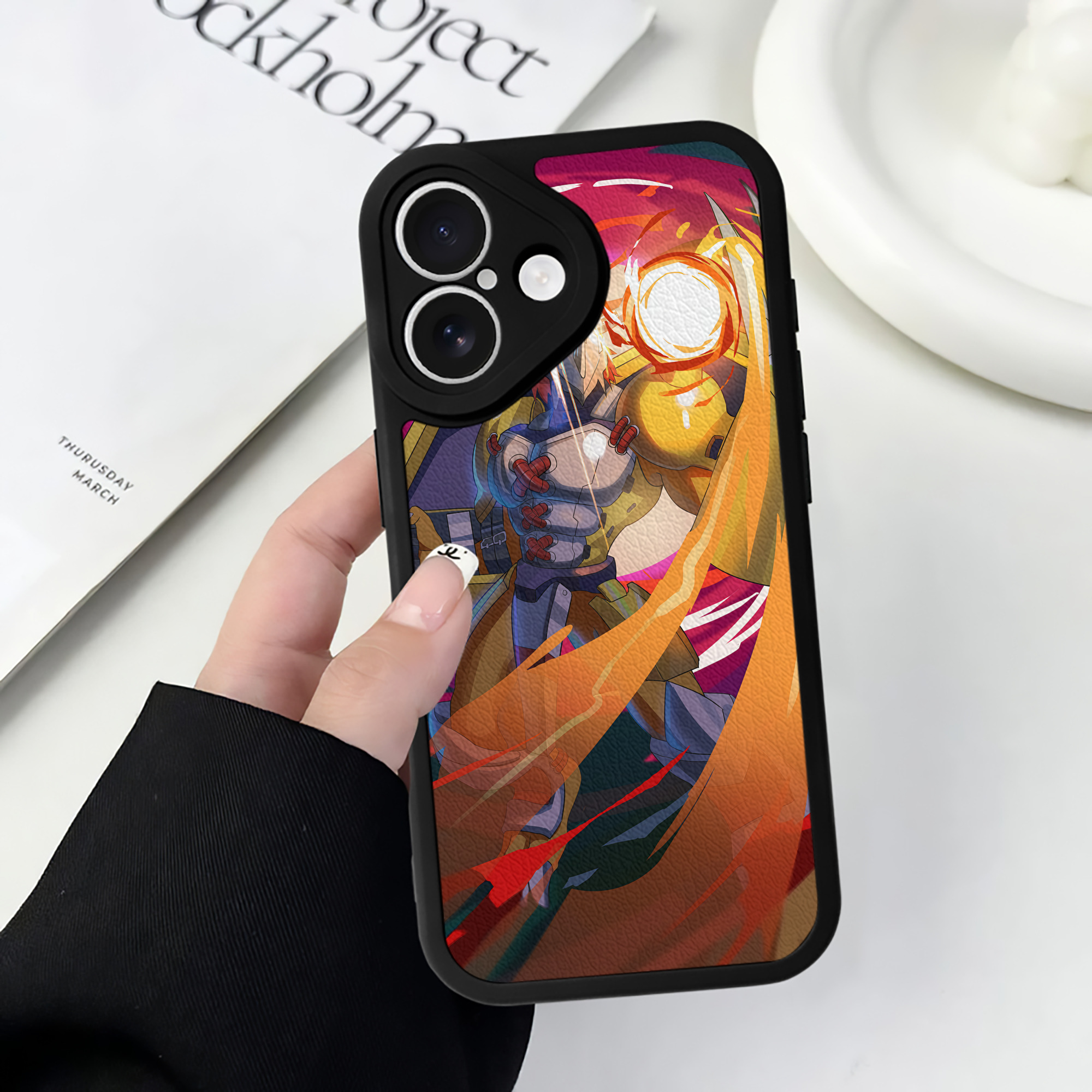 （画像用） Digimon デジタルモンスター/デジモン 【iPhone 16シリーズ対応】シリコンスマホケース（レザー調） 材質：シリコン